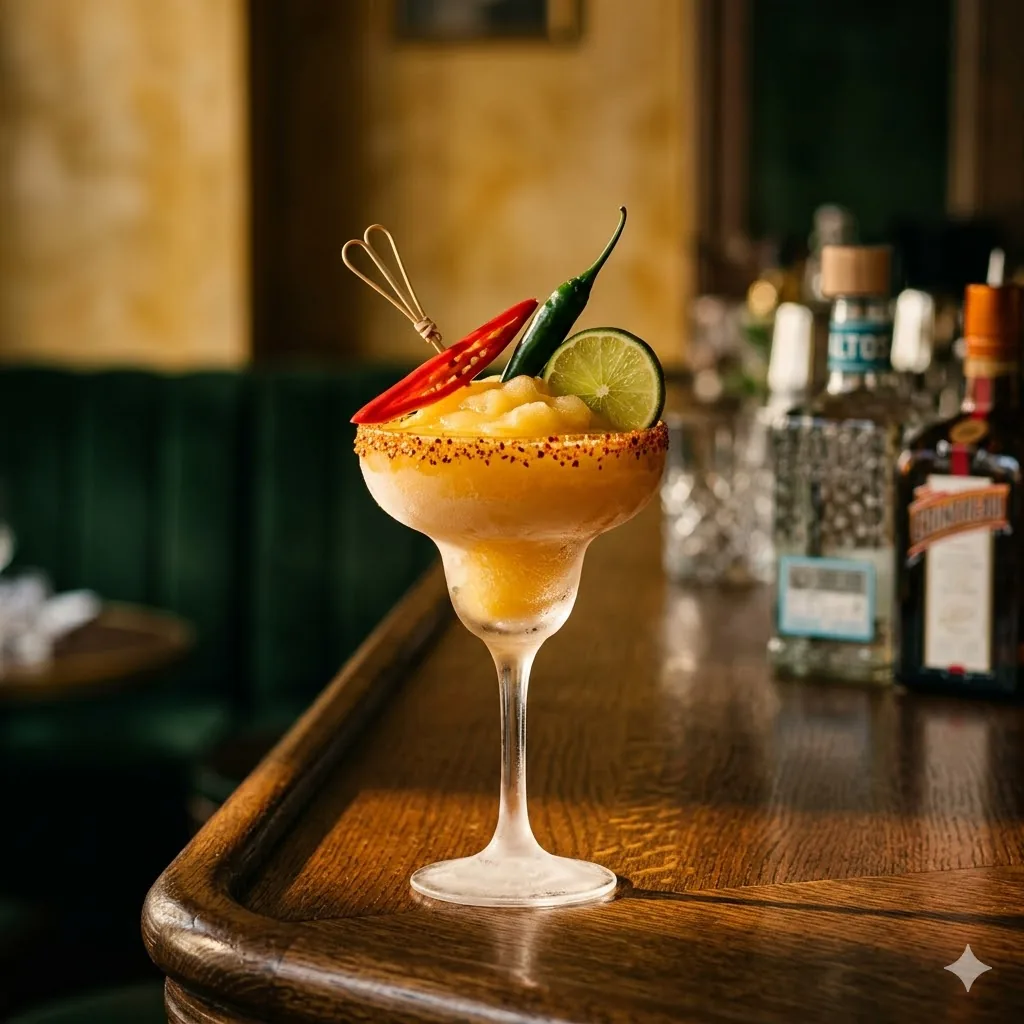 Cocktail Suzie whisky hibiscus citron mousse servi au comptoir de Brigitte Le Bar rue Marie et Louise Paris 10e